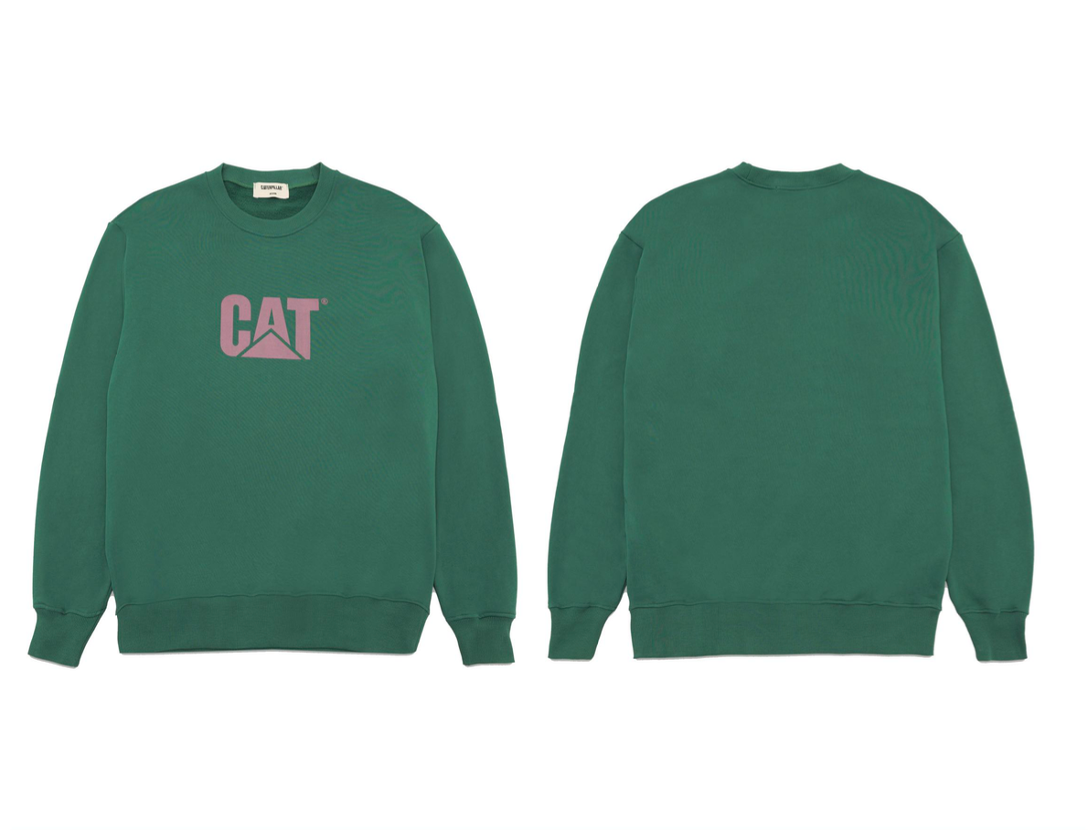 Sudadera CAT WWR Big Logo Hunter Green