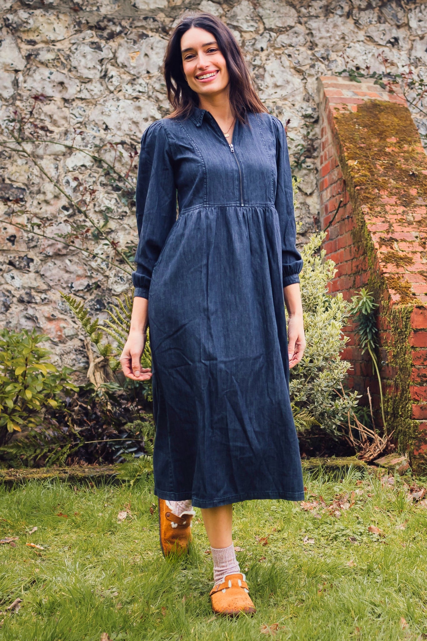 Vestido SUGARHILL Kirsty Mid Blue Denim