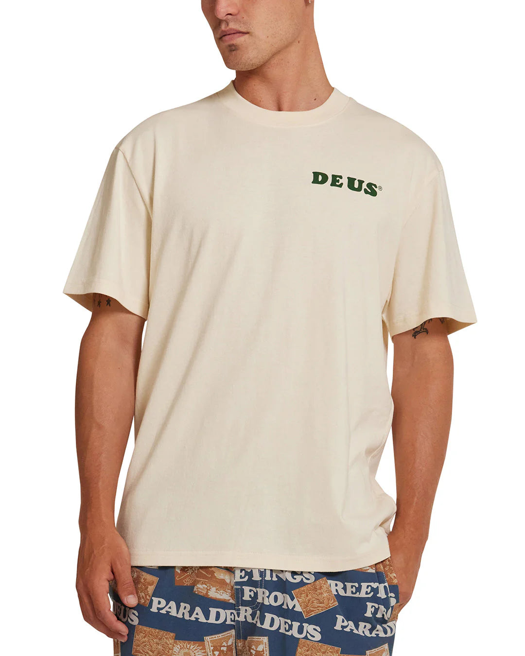 Camiseta DEUS EX MACHINA Real Good Dirty White