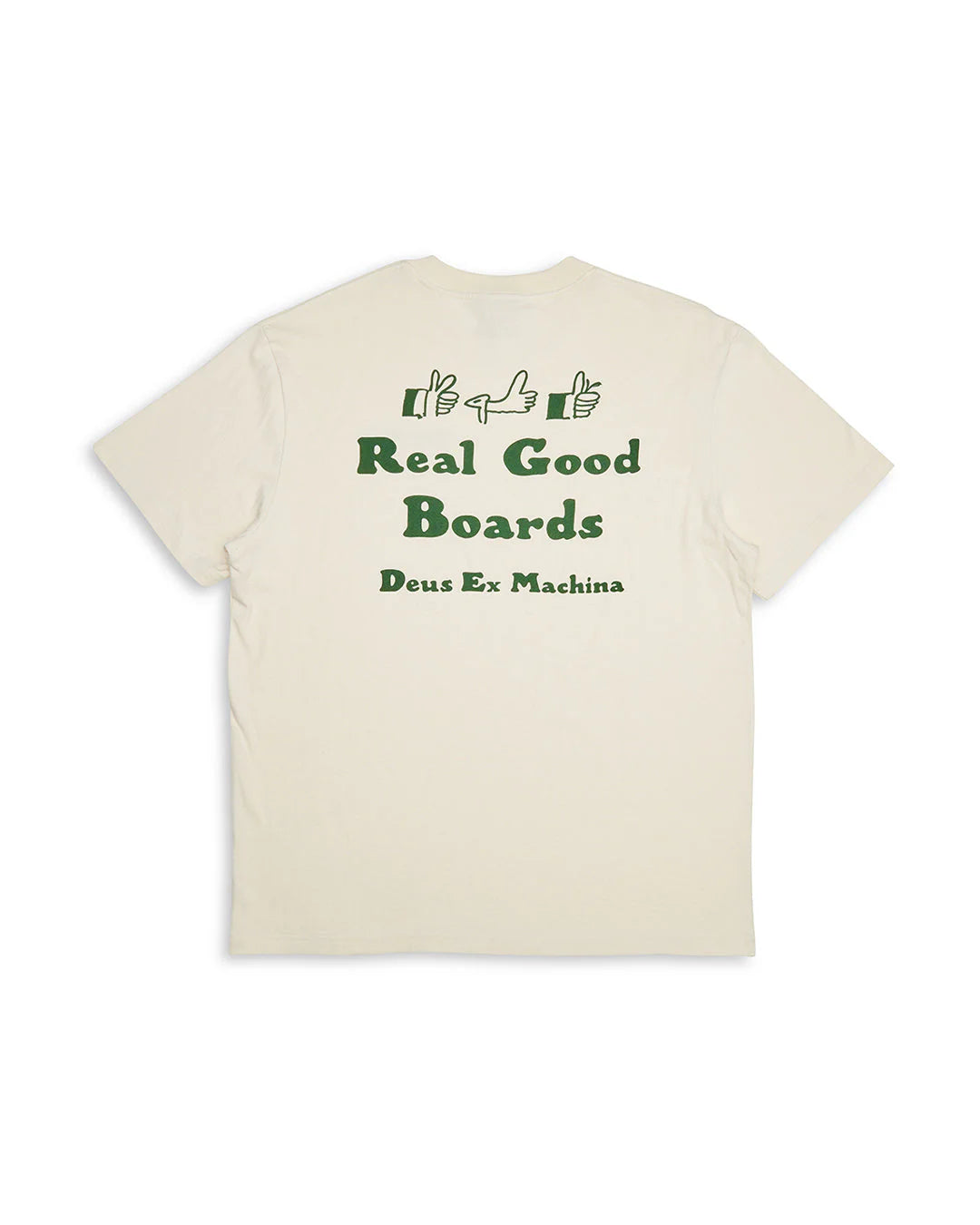 Camiseta DEUS EX MACHINA Real Good Dirty White