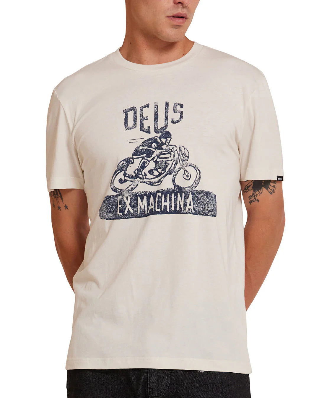 Camiseta DEUS EX MACHINA Old Turps Vintage White