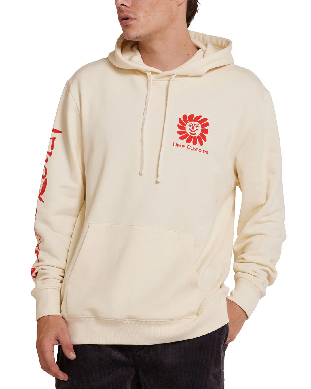 Sudadera DEUS EX MACHINA Helios Hoodie Dirty White