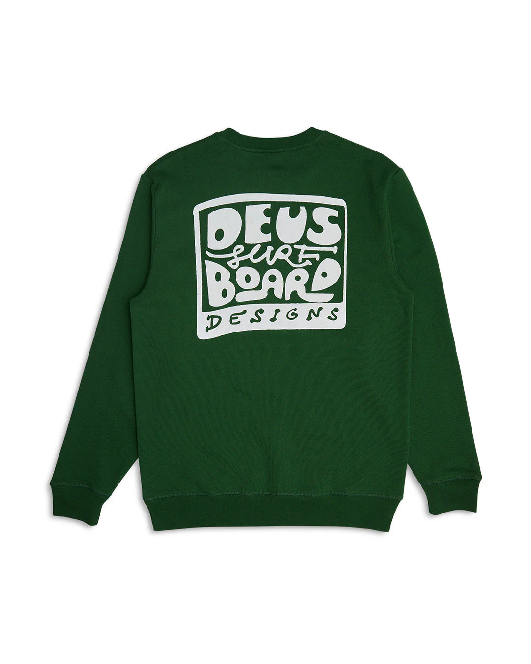 Sudadera DEUS EX MACHINA Nice To See You Crew Hillside Green