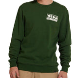 Sudadera DEUS EX MACHINA Nice To See You Crew Hillside Green