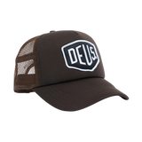 Gorra DEUS EX MACHINA Baylands Trucker Chocolate Brown