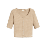 Blusa Levi's® Dry Goods Waffle Button-Up - ECRU