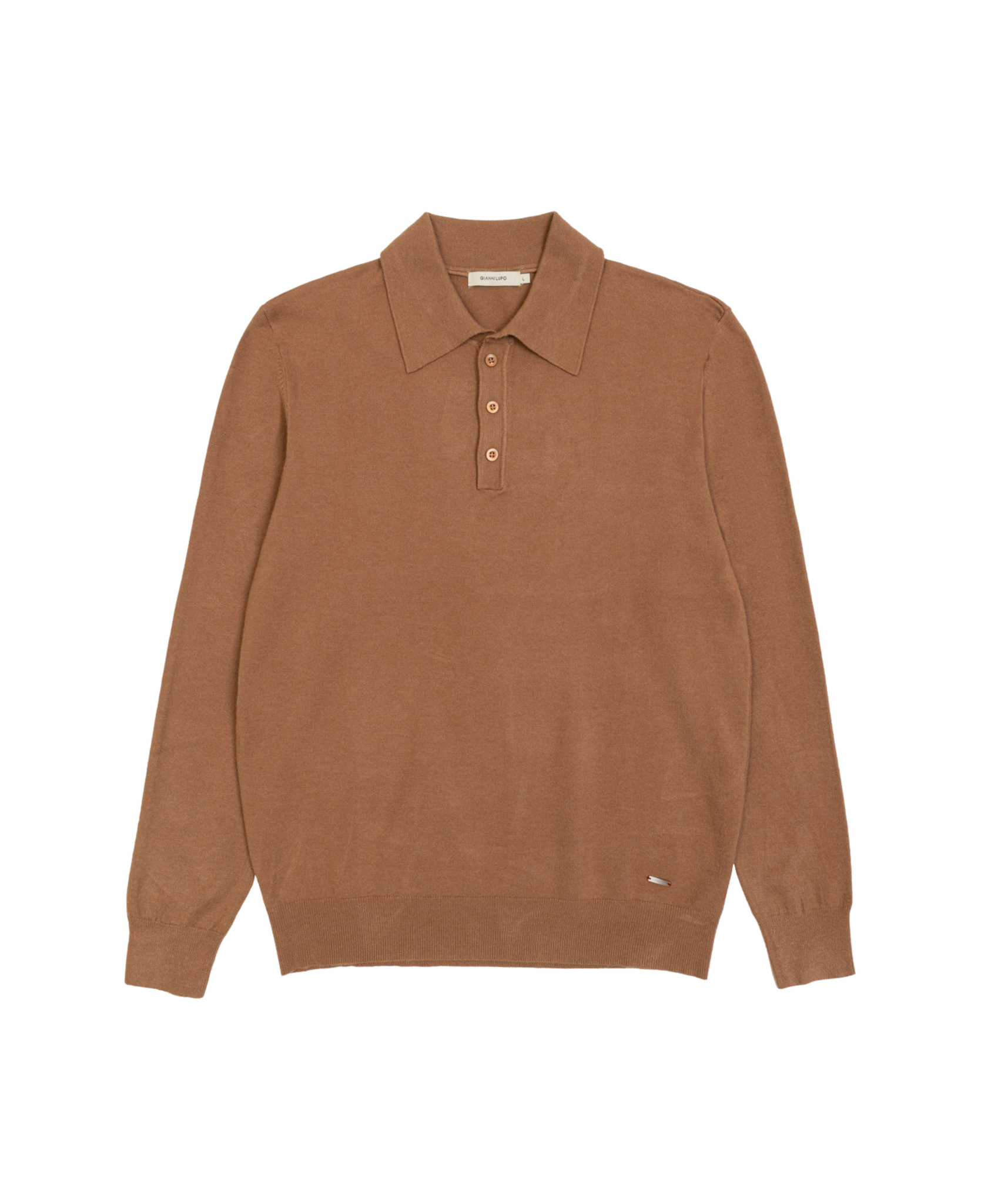 Polo GIANNI LUPO de Punto Camel GL508S