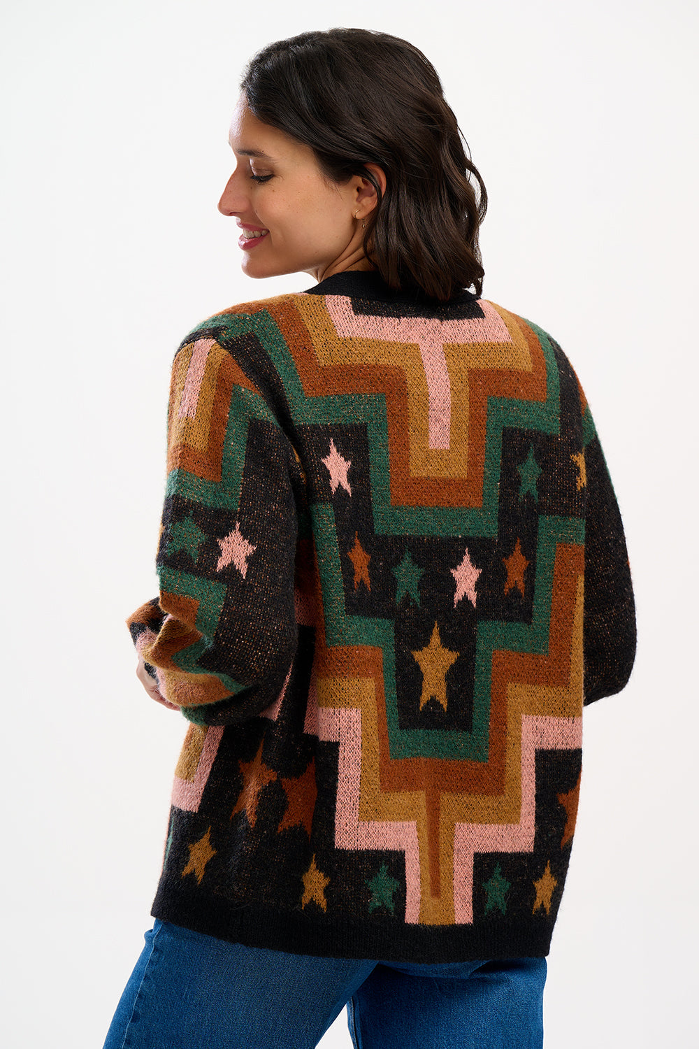 Cardigan SUGARHILL Morganna Chevron & Stars