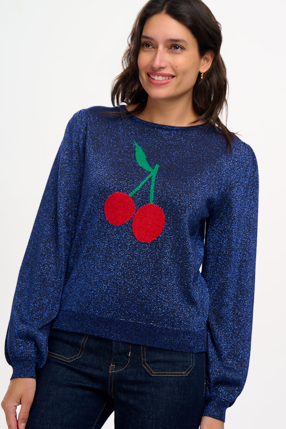 SUGARHILL Tiff Navy Cherry Good Sweatshirt