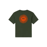 THINKING MU Sol Aaron Bottle Green T-shirt