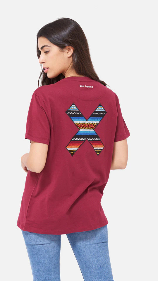 Camiseta BLUE BANANA Burgundy Classic