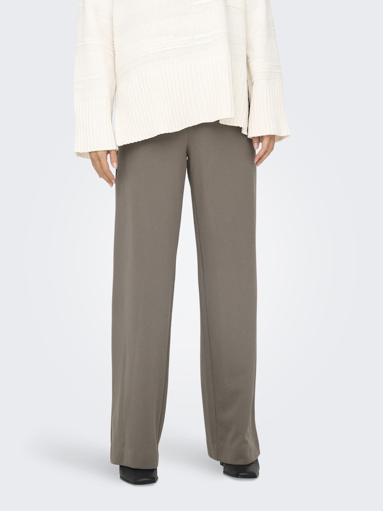 Pantalones ONLY Klara Taupe Gray