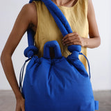 Bolso Mochila ÖLEND Ona Cotton Soft Bag Cobalt Blue