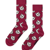 HAPPY SOCKS Dark Red Cat Socks