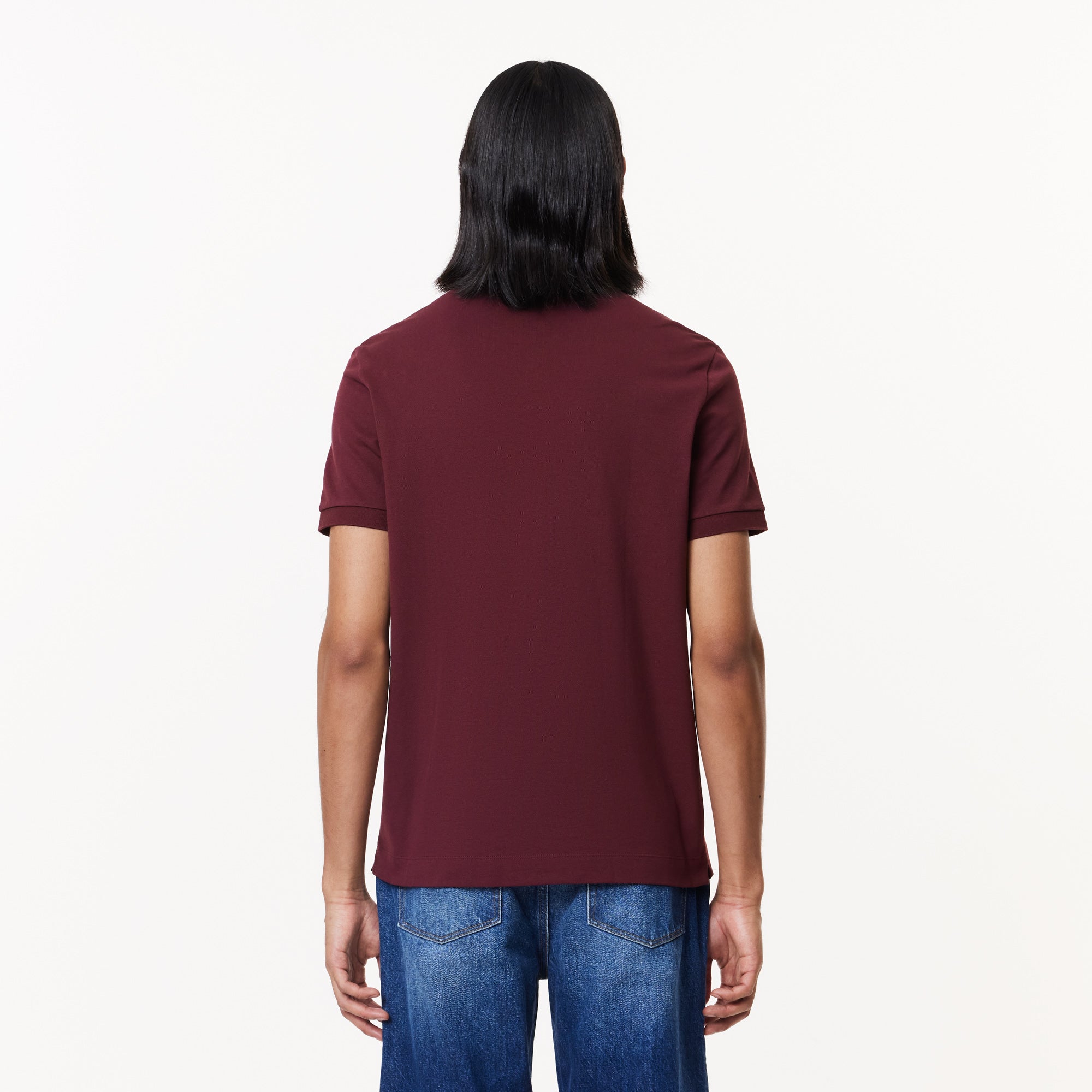 Polo Lacoste Paris Regular Fit Burgund 