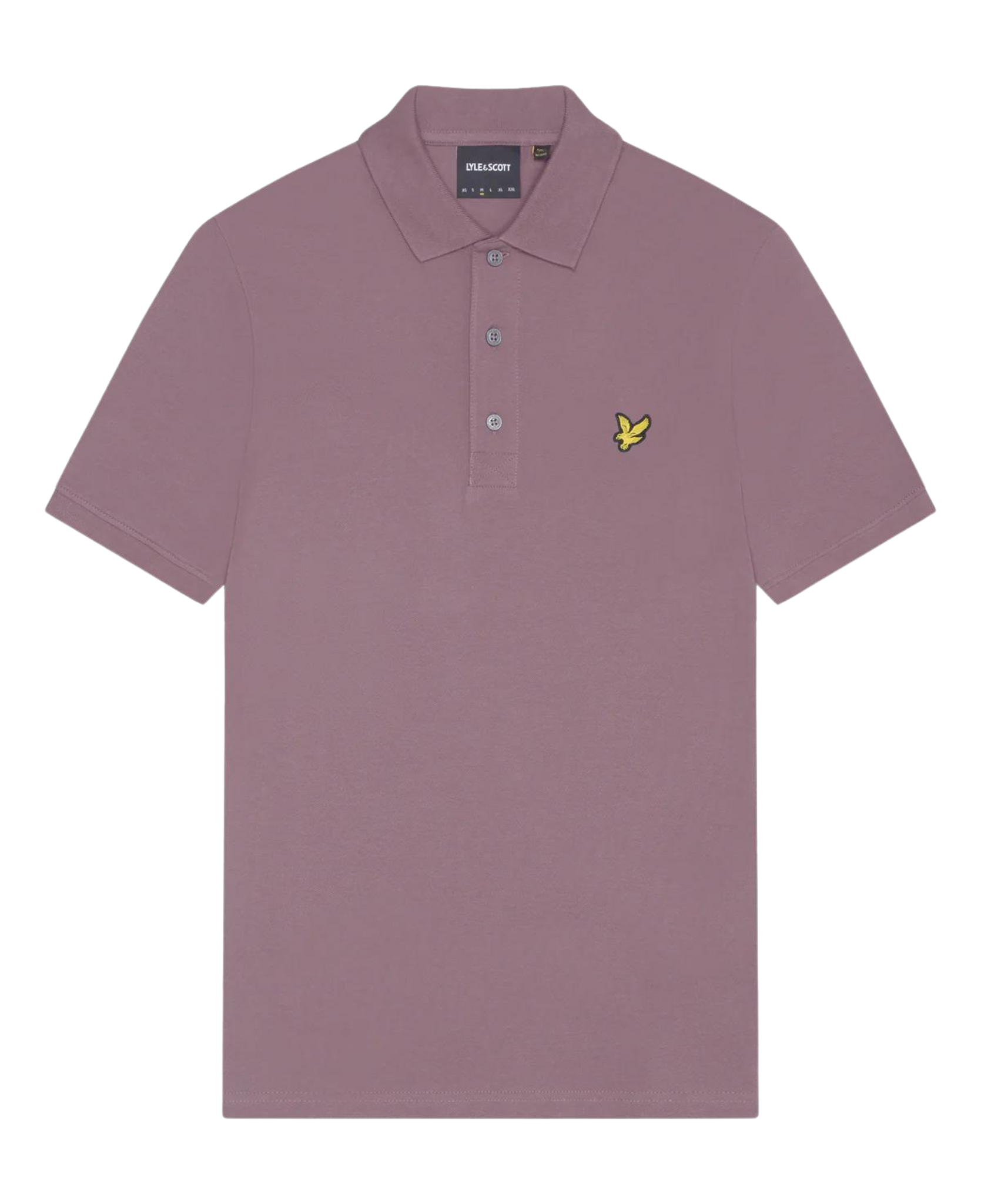 Lyle &amp; Scott Polo Plain Highland Mauve