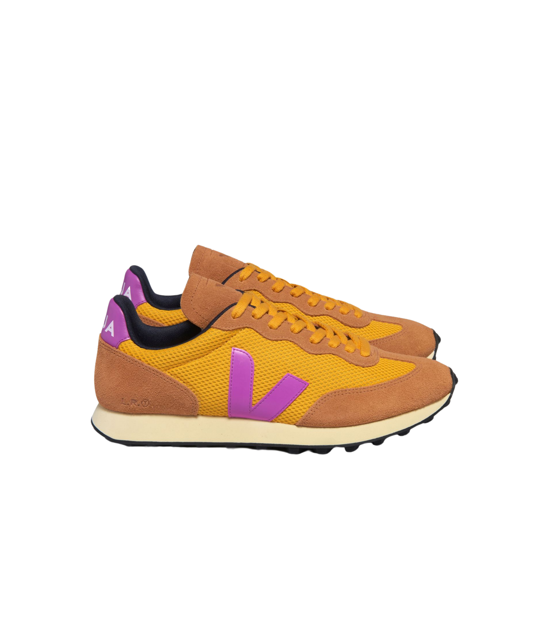 Veja Rio Branco Alveomesh Nautico Weiß Orange Fluo Sneakers