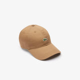 LACOSTE Unisex Cap in Organic Cotton Twill