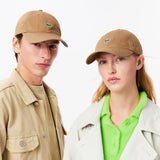 LACOSTE Unisex Cap in Organic Cotton Twill