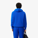 LACOSTE-Sweatshirt mit blau bedrucktem Kapuzenpullover 