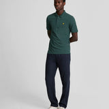 Lyle &amp; Scott Plain Argyle Teal Polo