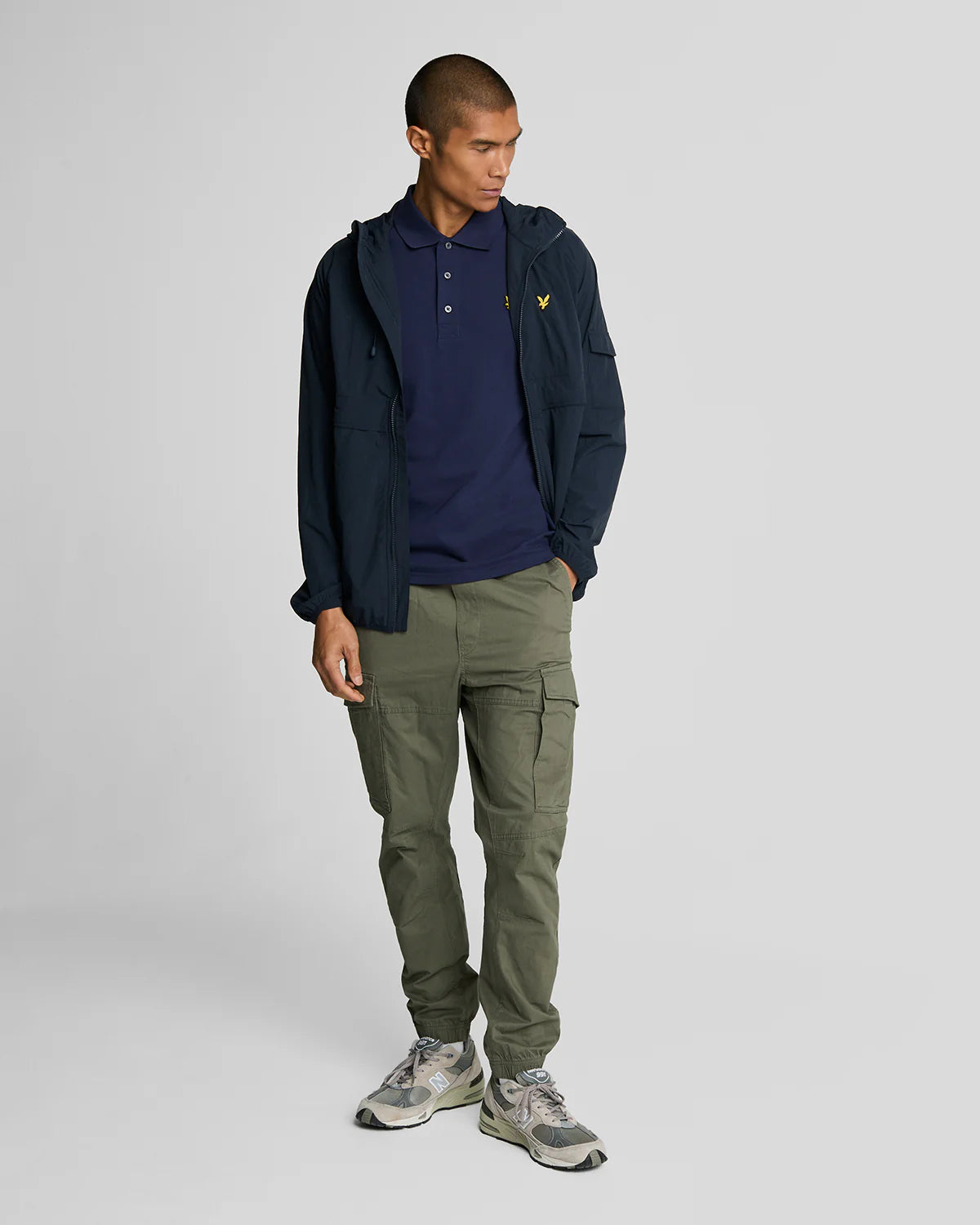 Polo Lyle &amp; Scott Plain Navy