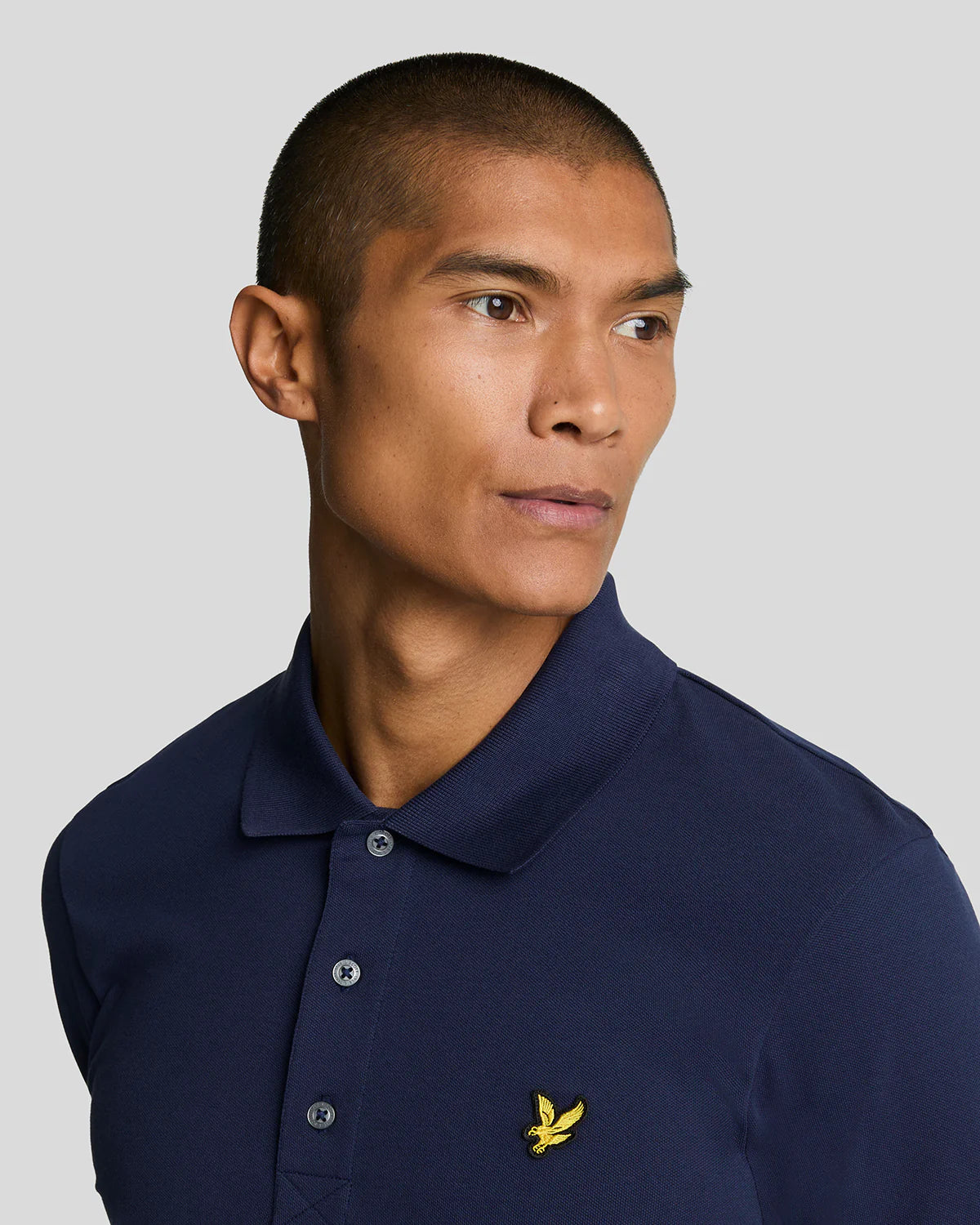 Polo Lyle &amp; Scott Plain Navy