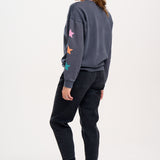 SUGARHILL Eadie Washed Charcoal Sweatshirt