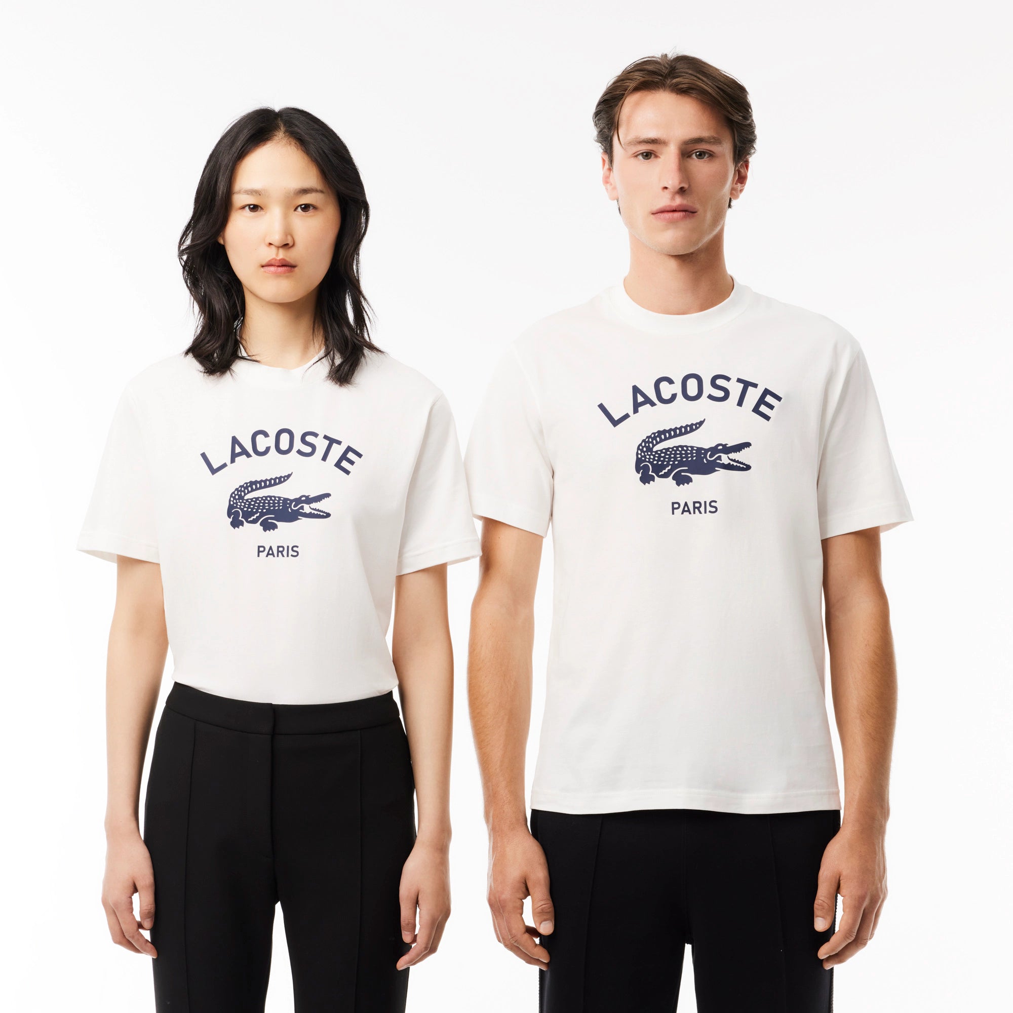 Camiseta LACOSTE con Estampado Corte Clásico