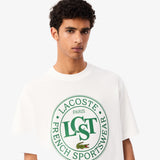 Camiseta LACOSTE de Punto Jersey y Corte Holgado