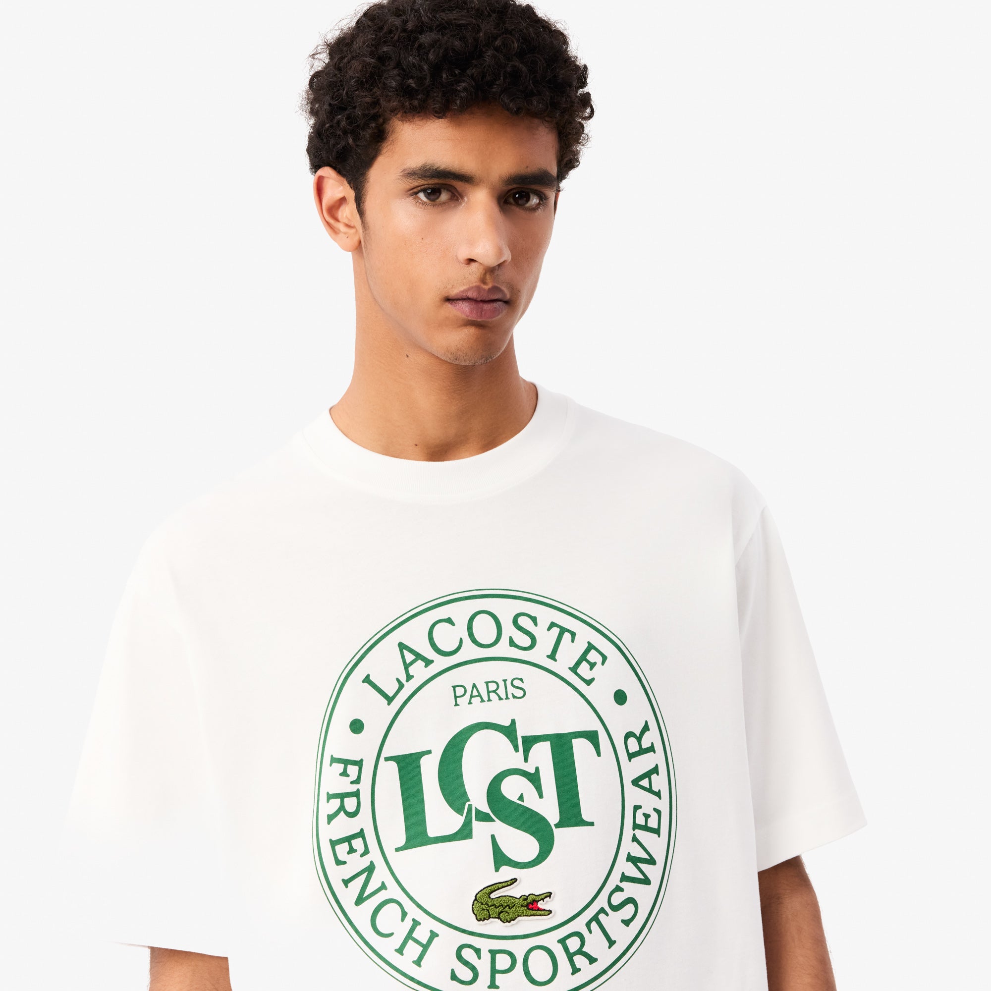 LACOSTE Jersey T-shirt with a loose fit 