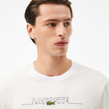 In Frankreich hergestelltes, besticktes LACOSTE-T-Shirt 