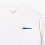 LACOSTE Loose Fit T-Shirt mit Blumendruck