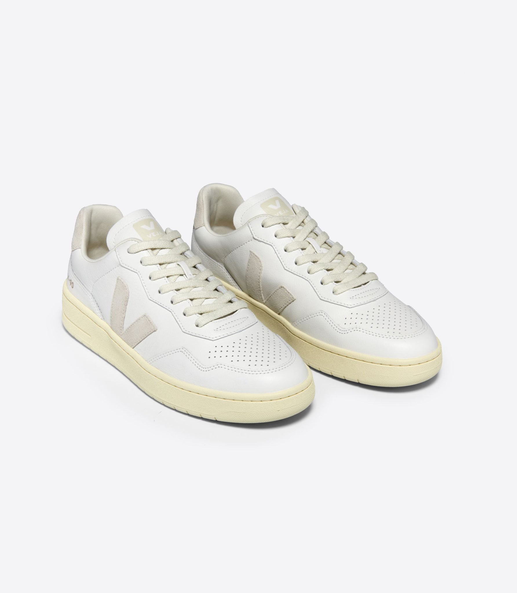 Zapatillas VEJA V-90 Leather White Natural