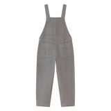 THINKING MU Corduroy Light Grey Overalls