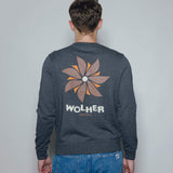 WOLHER Windwill Dunkelgraues Sweatshirt 