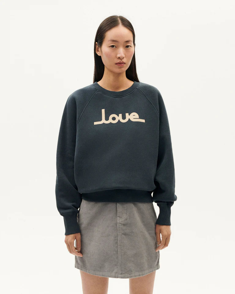 Thinking Mu Graphite Love Bonnie Sweatshirt