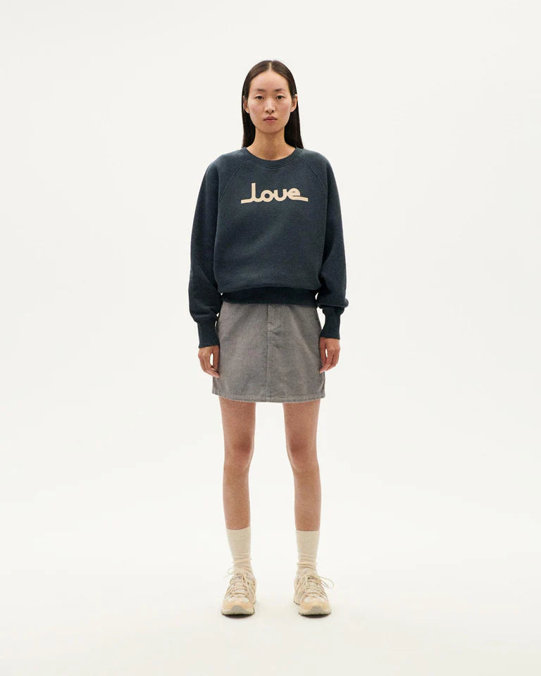 Thinking Mu Graphite Love Bonnie Sweatshirt