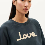 Thinking Mu Graphite Love Bonnie Sweatshirt