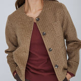 Chaqueta YERSE Gabrielle Handmade Reversible Ocre