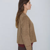 Chaqueta YERSE Gabrielle Handmade Reversible Ocre