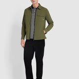 FARAH Holwick Overshirt Olive Green