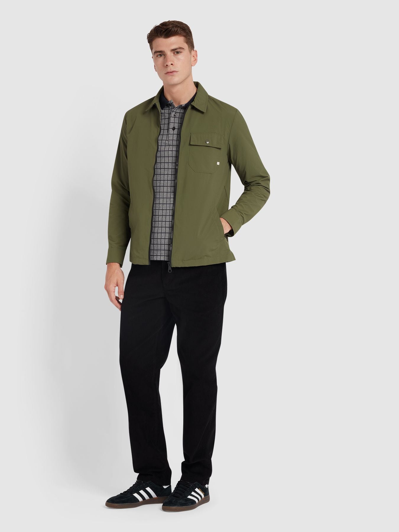 Sobrecamisa FARAH Holwick Olive Green