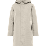 Abrigo Ecoalf de Mujer Makalu Crema Impermeable - ECRU