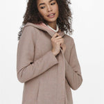 Abrigo ONLY Sedona Light Shord Rosa Mocha Mousse - ECRU