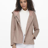 Abrigo ONLY Sedona Light Shord Rosa Mocha Mousse - ECRU