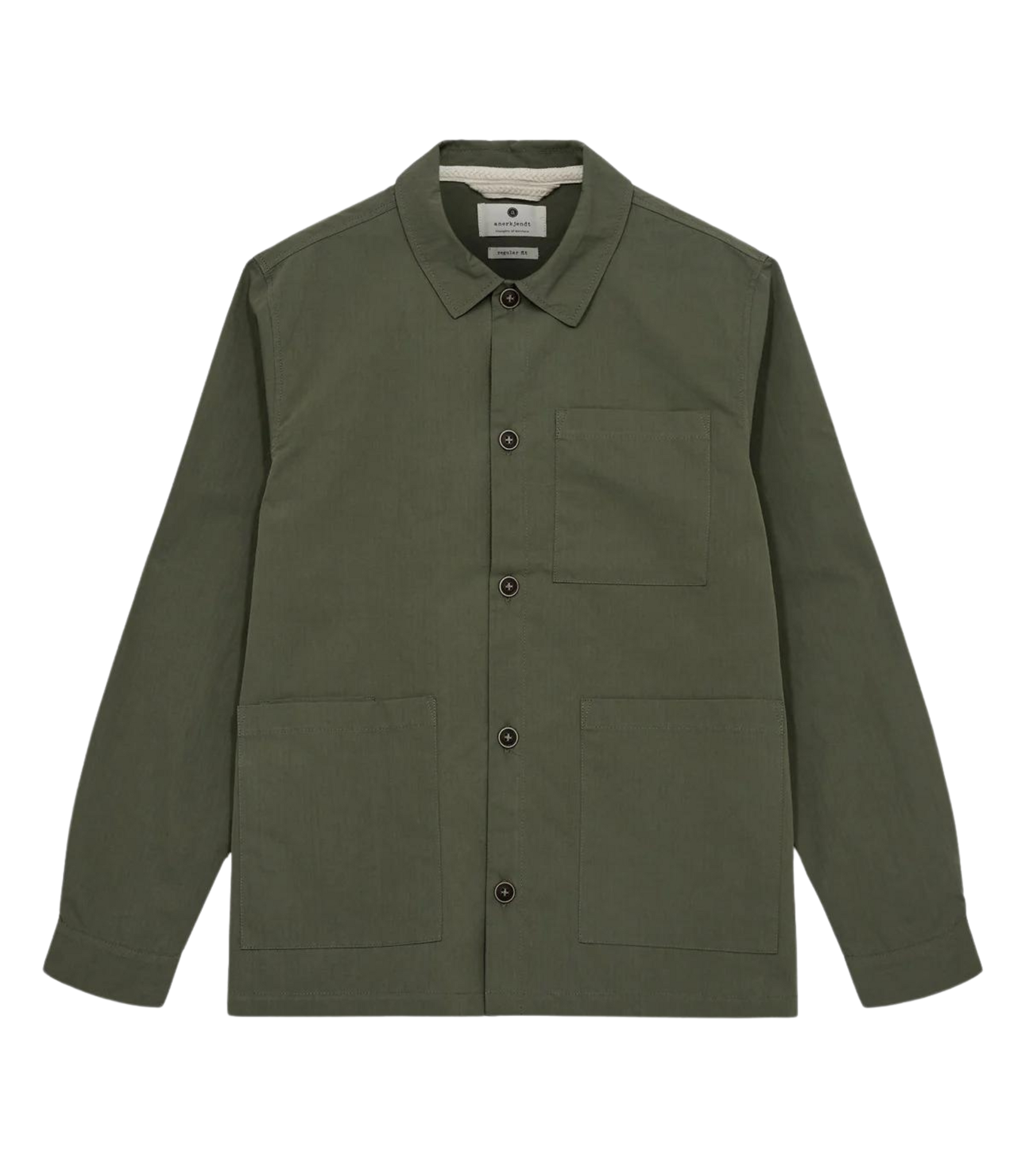 ANERKJENDT Akoscar Cotton Forest Night Overshirt