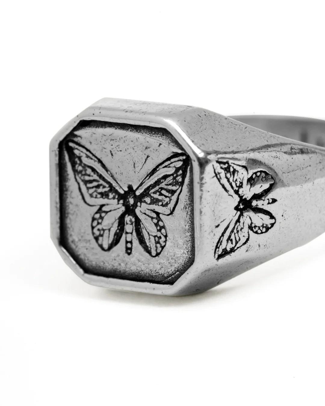 Anillo de Plata TwoJeys Butterfly Effect - ECRU