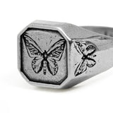 Anillo de Plata TwoJeys Butterfly Effect - ECRU