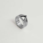 Anillo TwoJeys Triangle Silver - ECRU